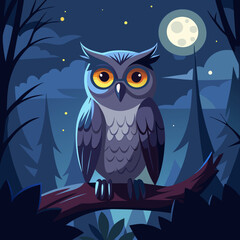 owl on a tree