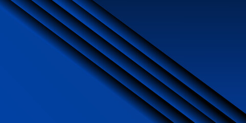 Obraz premium Abstract blue background. Minimal geometric background for use in design.