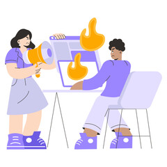 Businessman. Flat Vector Illustration