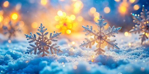 Macro Winter Wonderland: Snowflakes & Stars, Frozen Ground Photography