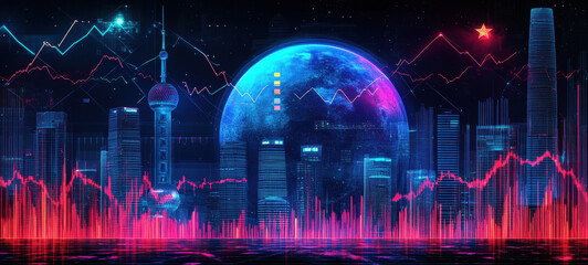 Economic Rise of China in a Futuristic Setting