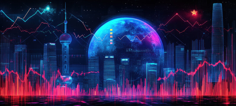 Economic Rise of China in a Futuristic Setting