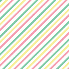  simple light past ,yellow , pink colour daigonal line pattern