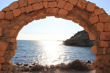 Fototapeta premium view of the sea