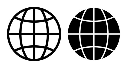 Browser Icons pack in outlined and flat versions