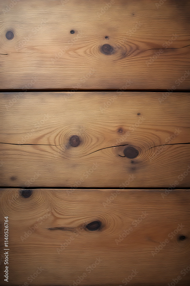 Poster Wooden table tops with various textures are showcased in these empty background images for photography use._00001_