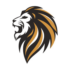 lion head silhouette