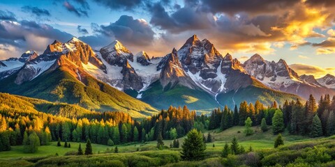 Majestic Mountain Range Photography: Epic Peaks, Scenic Views, Breathtaking Landscapes