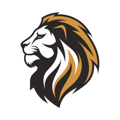 lion head silhouette