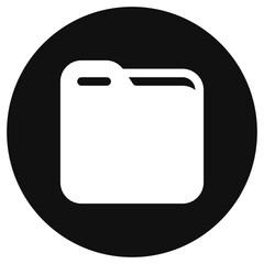 Editable vector file folder archive icon. Part of a big icon set family. Perfect for web and app interfaces, presentations, infographics, etc