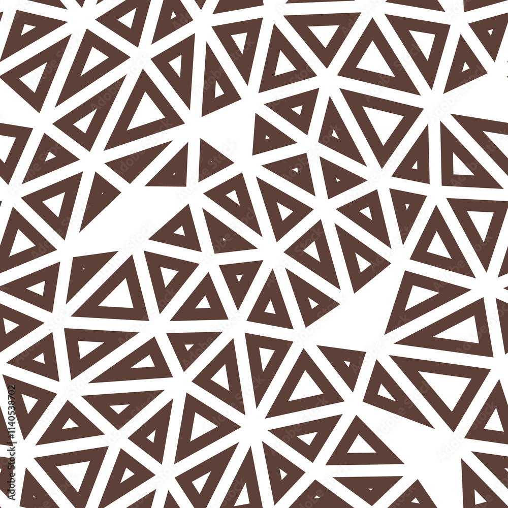 Poster abstract template background. medium triangles size. solid color style. geometric shapes outlined. r