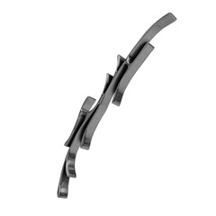 Chrome Tribal Black and White Reflection