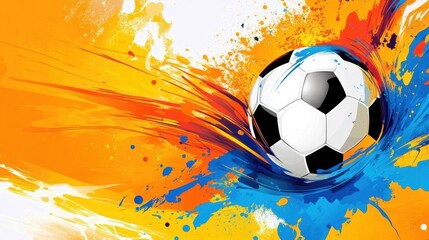 Dynamic sports background vector for event promotion.