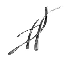 Chrome Tribal Black and White Reflection