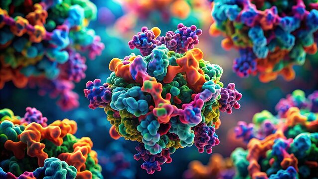 Microscopic Prion Protein: Candid Microscopy Image, Infectious Protein, Misfolded Protein, Neurodegenerative Disease, Mad Cow Disease, Scrapie, Creutzfeldt-Jakob Disease