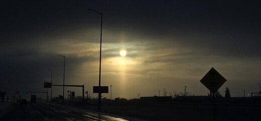 Naklejka premium Sunrise