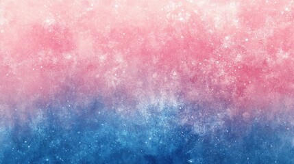 Fototapeta premium Soft Pink and Blue Cosmic Background with Sparkling Stars