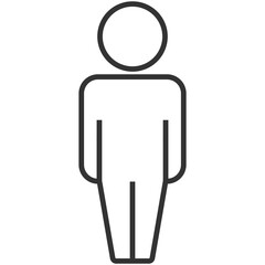 white full body person icon © BarakatGuru
