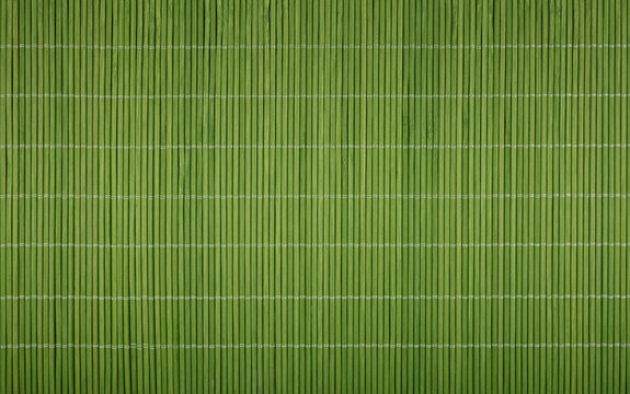 Geen bamboo wood mat background texture