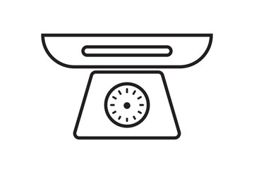 Scales icon set . Law scale icon. Justice sign