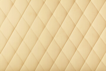 Beige leather upholstery background texture