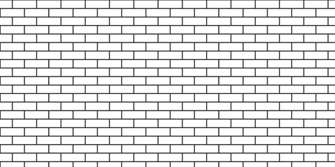 Empty masonry pavement floor and wall limestone brickwork concrete texture. Urban white, black line cement rough row wallpaper abstract background.	
