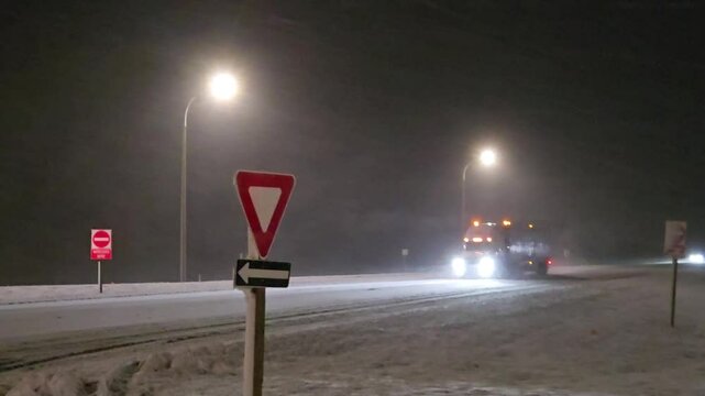 Winter Storm In Manitoba