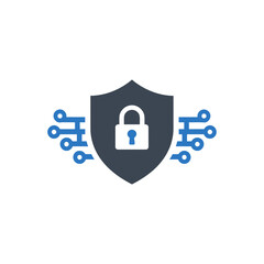 Cybersecurity Shield Icon