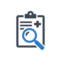 Medical Report Analysis Icon