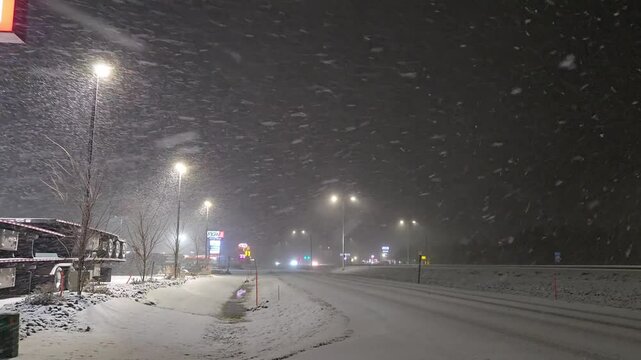 Winter Storm In Manitoba