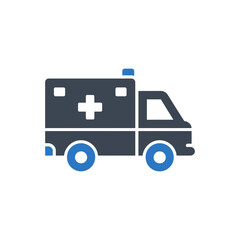 Medical Emergency Van Icon