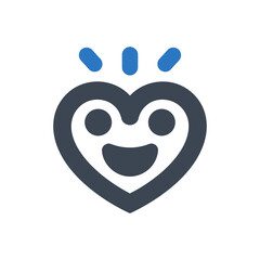 Happy Heart Emotion Icon