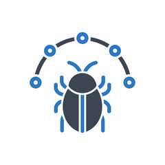Bug Detection Network Icon
