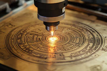 Laser Engraving Process with Precision Wavelength Control