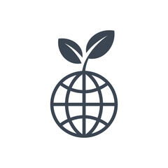 Global Plant Growth Icon