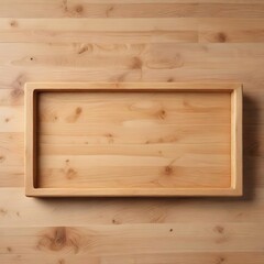 Wooden plate background with an empty beech wood tray , plate, tray, empty