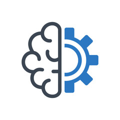 Brain Technology Icon