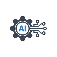 AI Technology Integration Icon