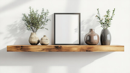Simple and Stylish Floating Shelf for Home Organization and Interior Design