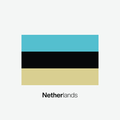 An Inverted flag of Netherlands illustration