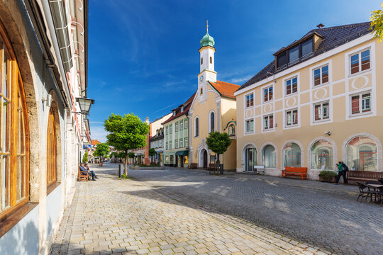 Marktplatz in Murnau am Staffelsee