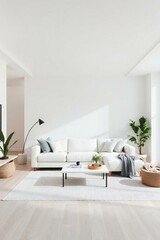 Fototapeta premium modern living room with sofa