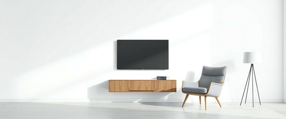 modern living room with furniture