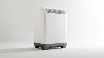 Minimalist dehumidifier design with white modern aesthetics