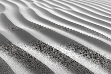 Fototapeta premium Minimalist black-and-white photography of sand dunes, simple shapes and high contrast