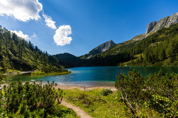 Steierersee auf der Tauplitzalm in der Steiermark