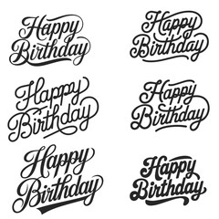 Happy birthday concept vector