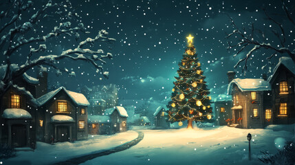 Celebrate Christmas festival decoration in december. Christmas celebration atmosphere. x mas backgroud with copyspace for text