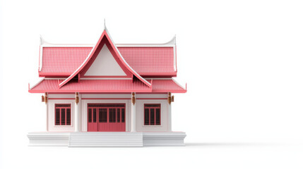 Obraz premium Traditional Thai pavilion with intricate design and vibrant colors