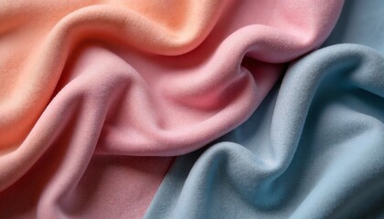 Obraz premium Soft fabric background with flowing textures and pastel colors